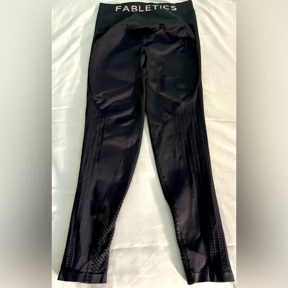 FABLETICS Black Track Pants - Picture 2 of 11